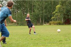 Kokouksen lomassa saatiin hiki pintaan.